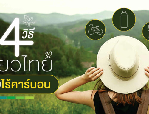 4 วิธี เที่ยวไทยแบบไร้คาร์บอน